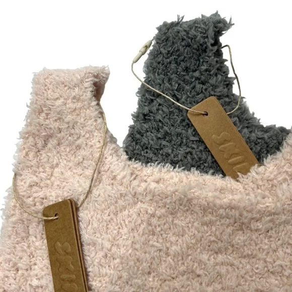 SKIMS Cozy Knit Tank Top Smoke Dusk Girls 2T/3T - Picture 4 of 6